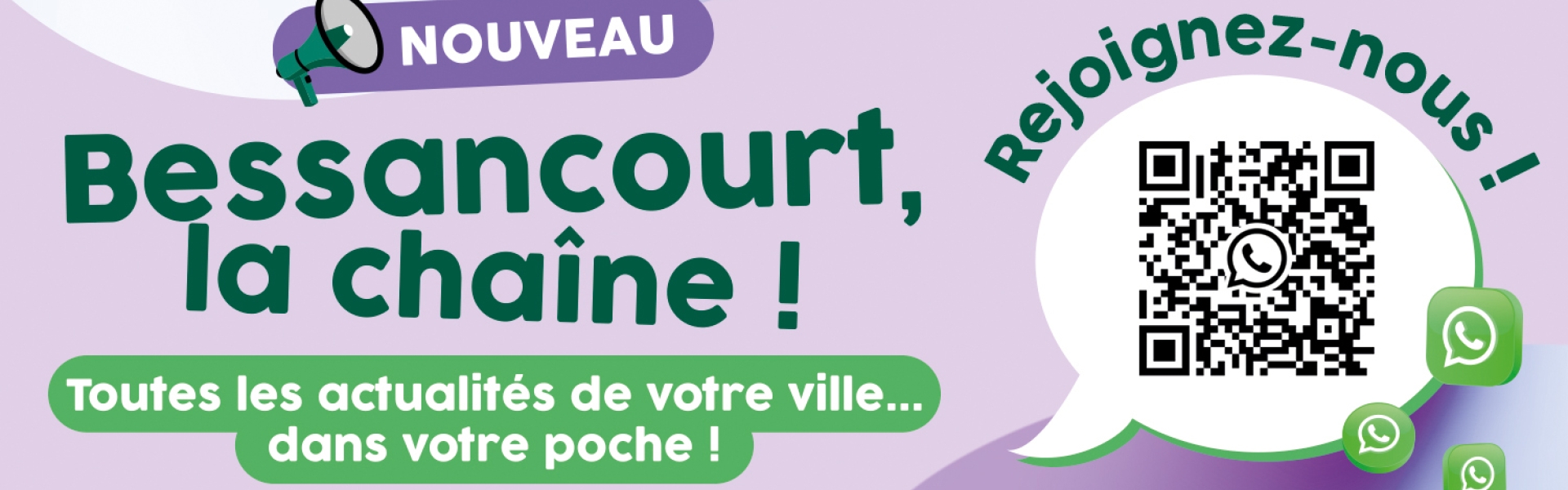 Affiche chaine whatsapp