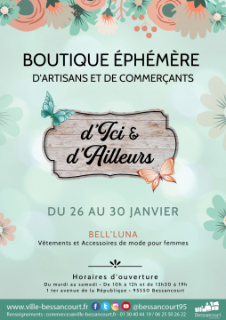 Boutique Éphémère 26 au 30