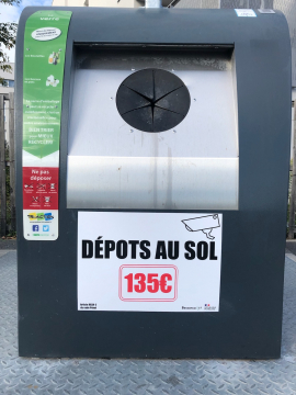 déchets au sol