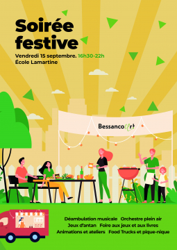 Affiche Soirée festive