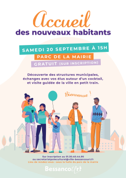 affiche accueil des nouveaux habitants