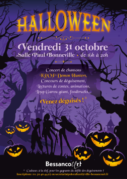 affiche halloween