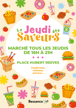 affiche jeudi des saveurs