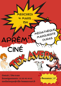 Aprèm' ciné Projection d'un dessin animé Tex Avery