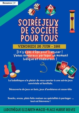 soirée jeux