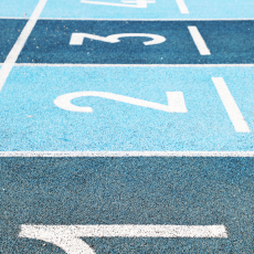 Piste d'athlétisme du complexe sportif Maubuisson