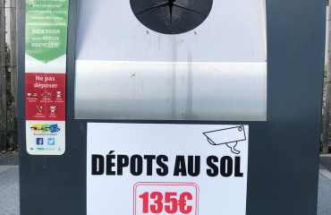 déchets au sol