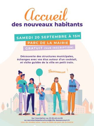 affiche accueil des nouveaux habitants